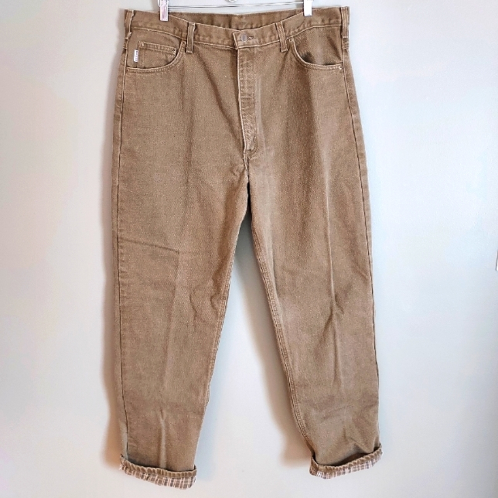Carhartt Flannel Lined Pants Size 40x36
